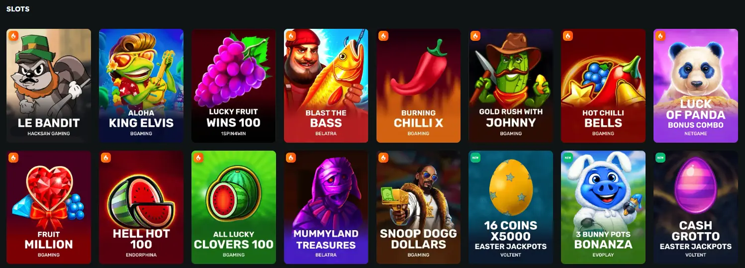 FoxSlots slot games